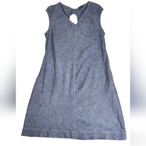Sleeveless Blue Denim Dress